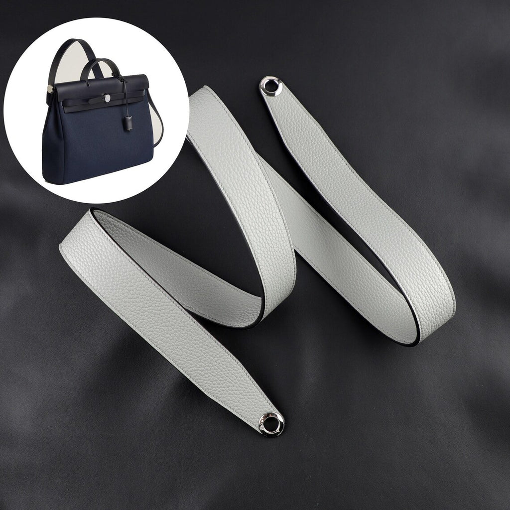 Hermès Style Togo Leather Bandoulière (40mm Wide): Compatible Shoulder/Crossbody Strap Replacement for Herbag