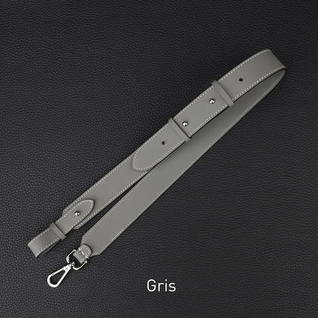 Hermès Style Swift Leather Adjustable Backpack Straps (30mm Wide, Set of 2): Luxury Replacement Bandoulière for Backpacks