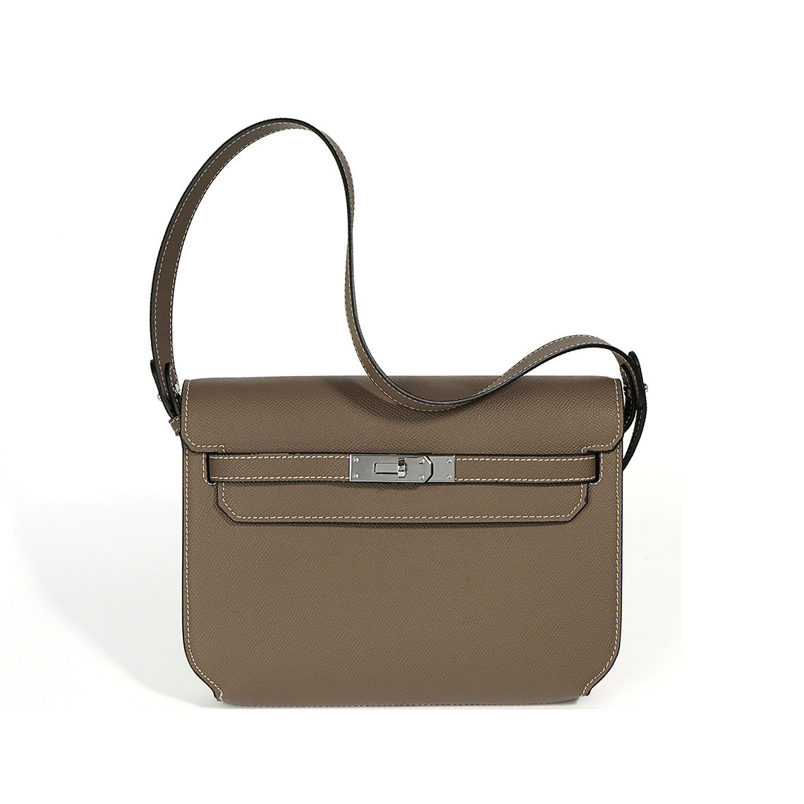 Taupe Kelly Depeches Pouch Dupe | Black Leather Crossbody Bag - Wirkin™