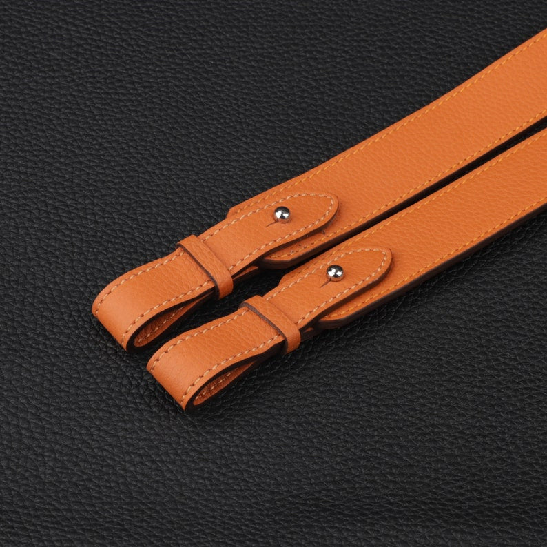 Hermès Style Togo Leather Bandoulière (30mm Wide): Compatible Shoulder Strap for Picotin Bag Upgrade