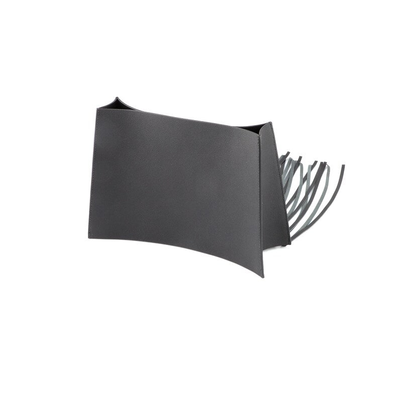 Black Fringe Bag Cover for Kelly bag | Leather Protective Bag Cape | Luxury Purse Cover with Long Tassels | Custom Handmade Bag Accessory