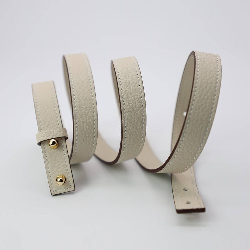 Hermès Style Swift Leather Bandoulière (18mm Ultra-Slim): Replacement Crossbody Strap Compatible with Constance Bags