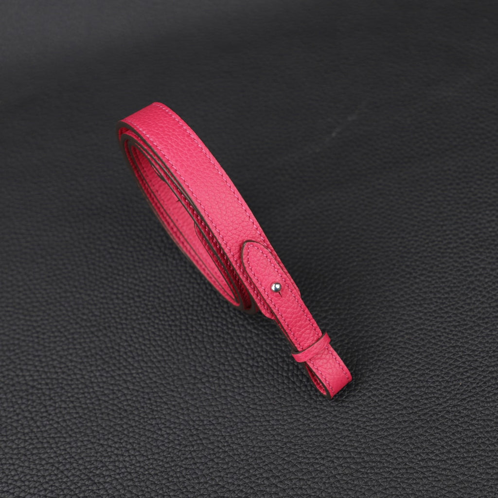 Hermès Style Togo Leather Bandoulière (20mm Slim): Compatible Shoulder/Crossbody Strap Replacement for Picotin & Evelyn TPM