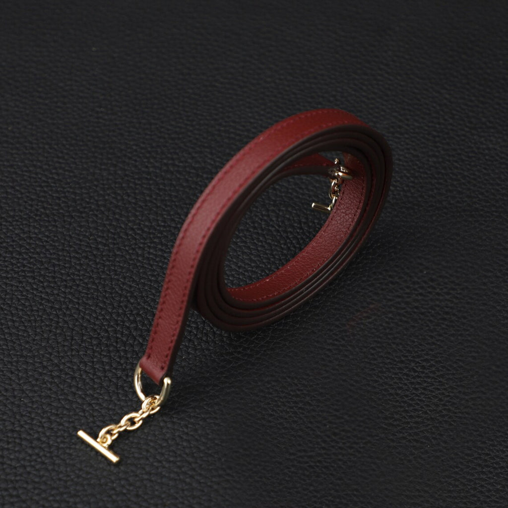 Custom Leather Shoulder Strap: Epsom, Evercolor, Togo, Swift Leather