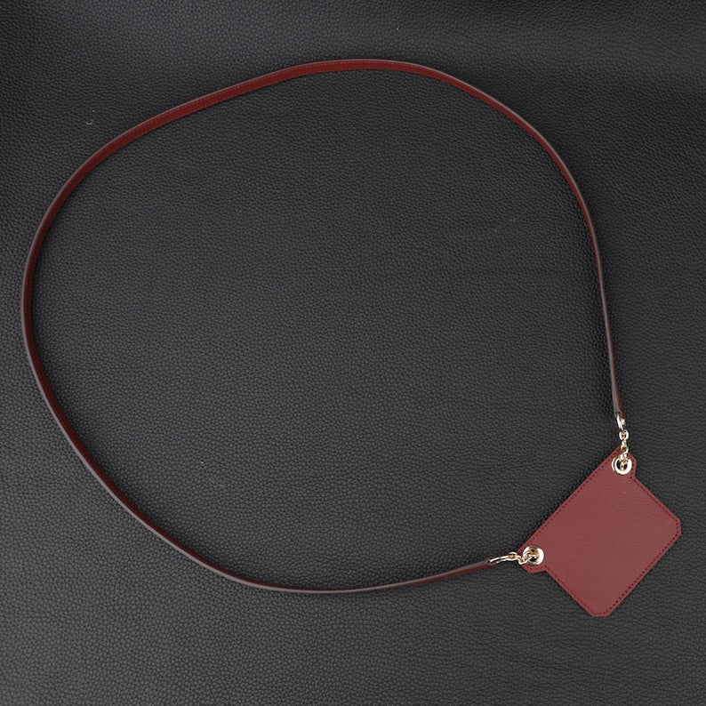 12mm Evercolor Leather Shoulder Strap: Roulis Slim Wallet Crossbody Strap