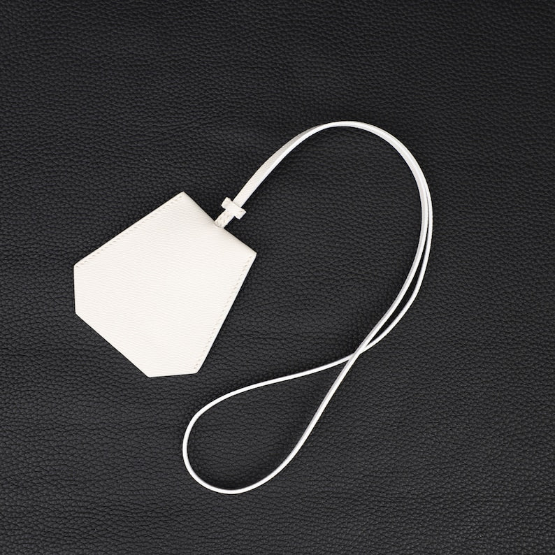 Handmade Epsom Leather Key Holder: Custom Key Pouch with Strap