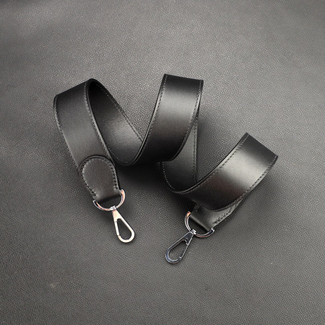 Hermès Style Swift Leather Bandoulière (38mm Wide): Compatible Shoulder Strap Replacement for Kelly Bags