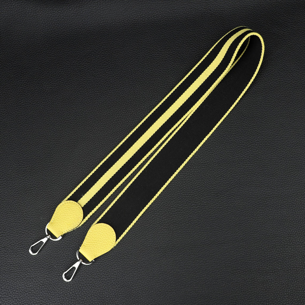 50mm Striped Canvas Bag Strap: Adjustable Length, 8 Colors