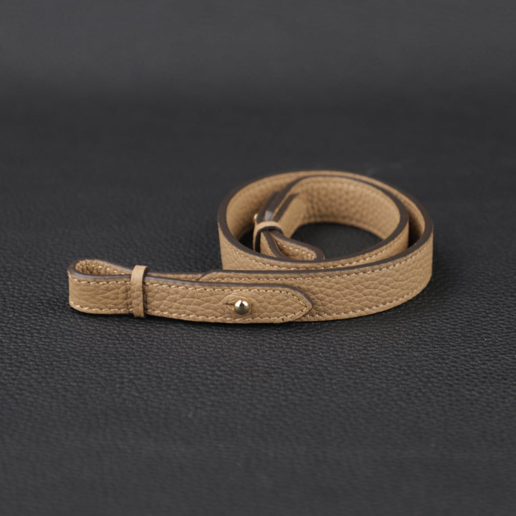 Hermès Style Togo Leather Bandoulière (20mm Slim): Compatible Shoulder/Crossbody Strap Replacement for Picotin & Evelyn TPM