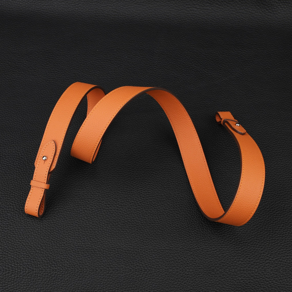 Hermès Style Togo Leather Bandoulière (30mm Wide): Compatible Shoulder Strap for Picotin Bag Upgrade