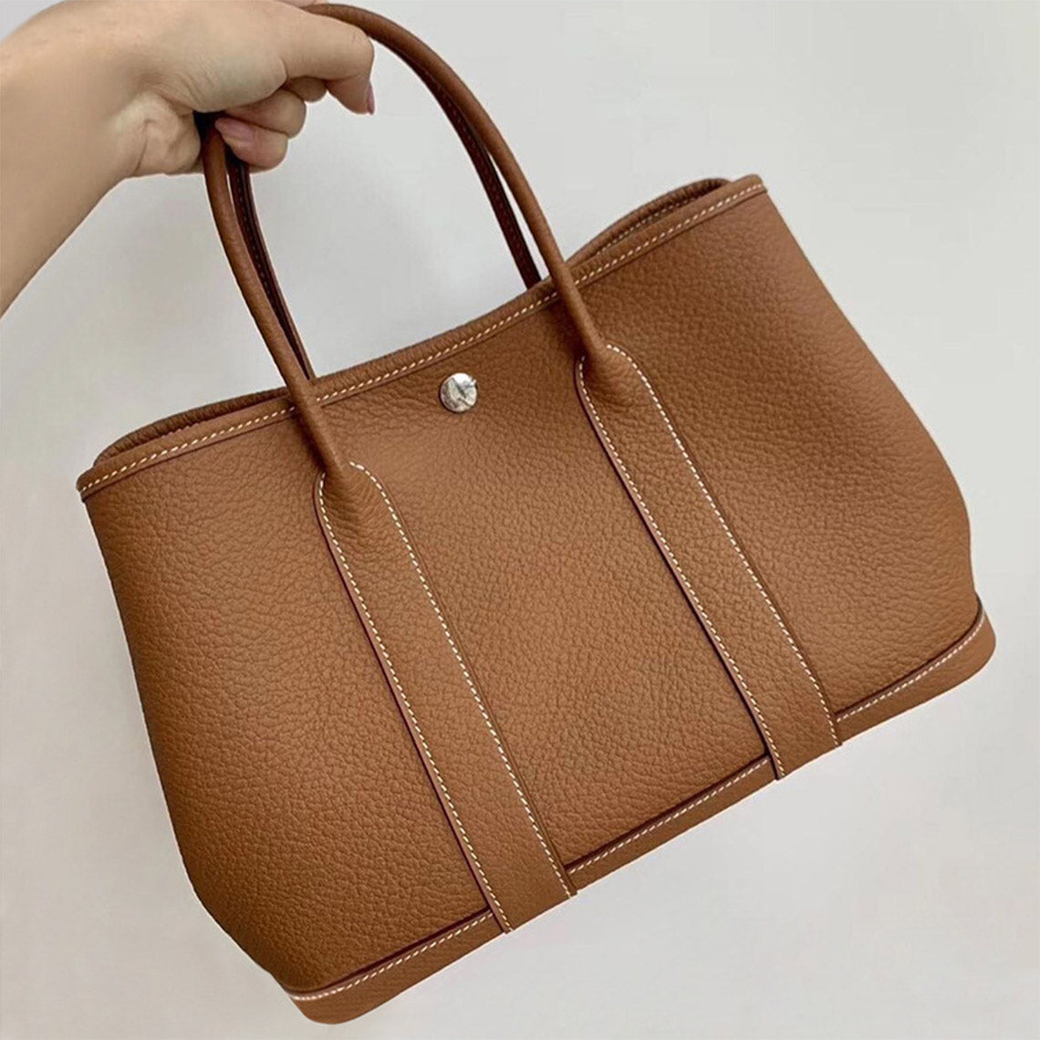 Real Genuine Leather Handbags | Brown Leather Handbag - Wirkin™