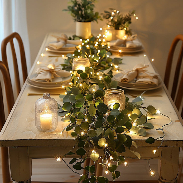 Fairy Light Olive Branch
