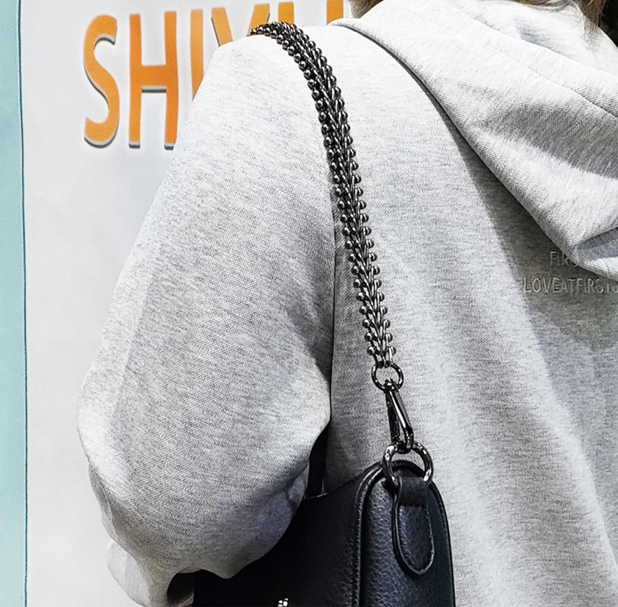 High-End Vine Droplet Pattern Metal Chain Strap – Luxury DIY Crossbody & Shoulder Bag Replacement Wide Chain