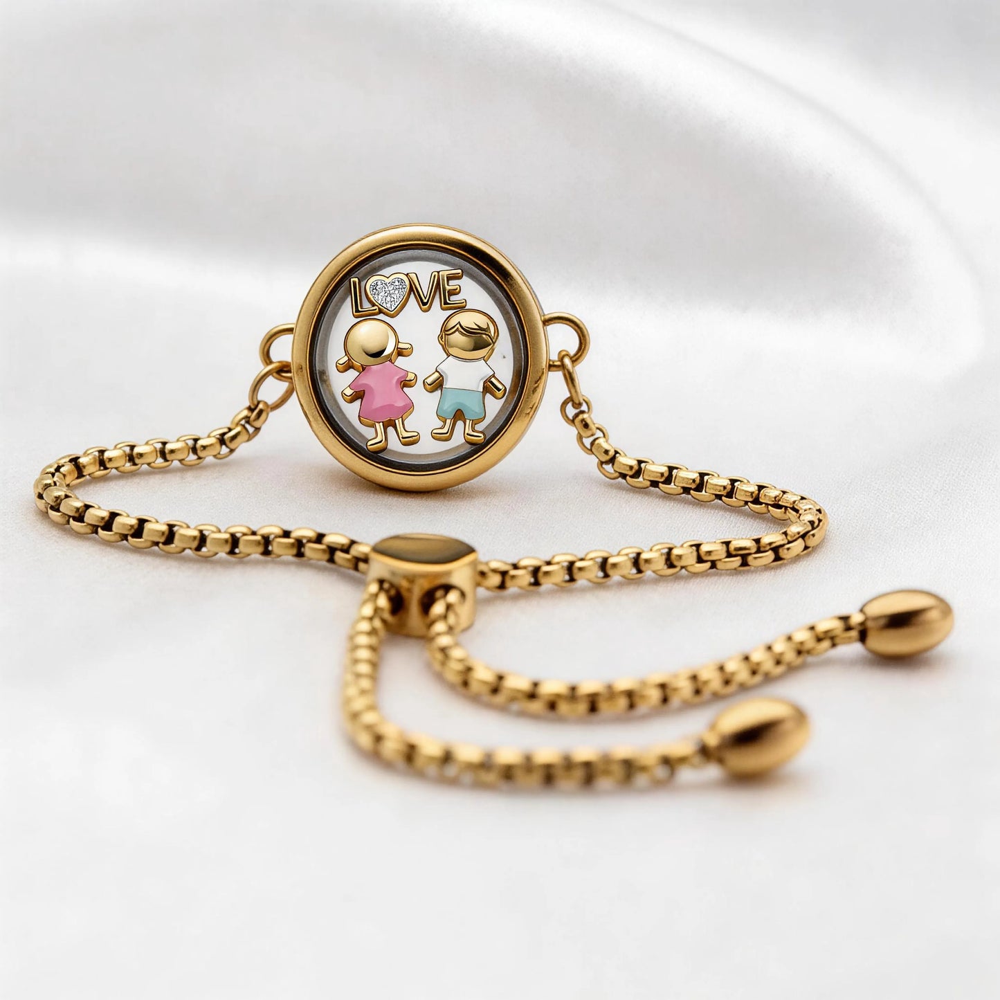 The Infinity Locket Bracelet