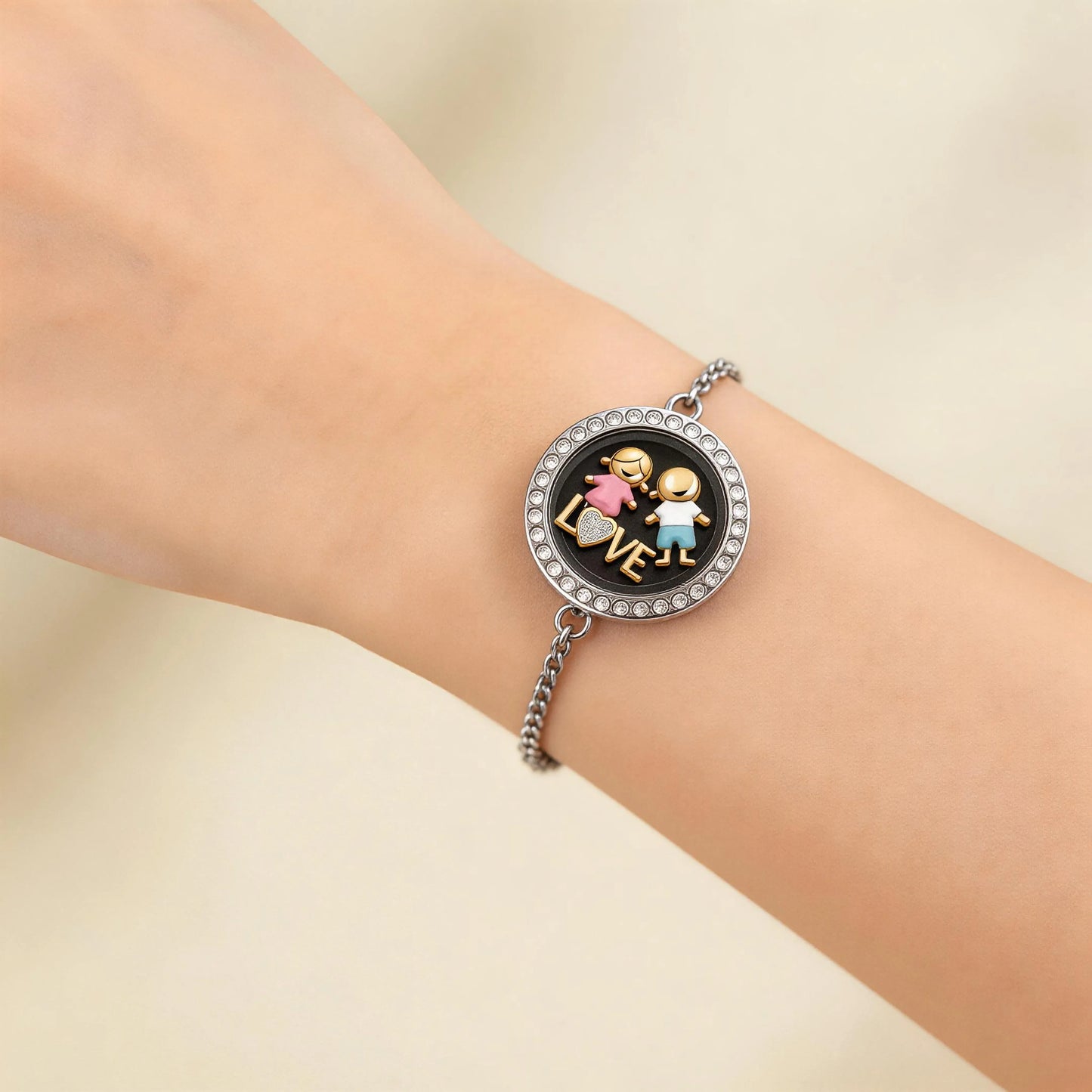 The Infinity Locket Bracelet