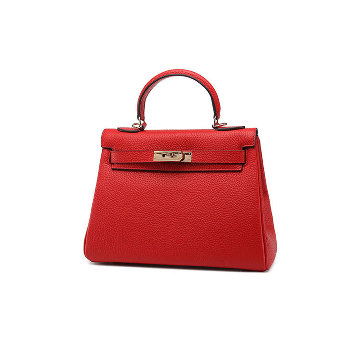 Designer Luxury Handbag | Red Leather Handbag - Wirkin™