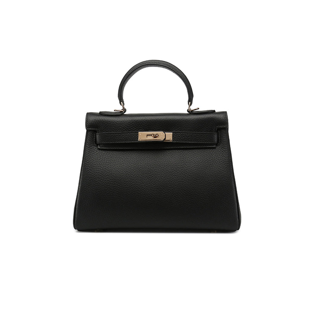 Designer Luxury Handbag | Inspired Kelly in Black - Wirkin™