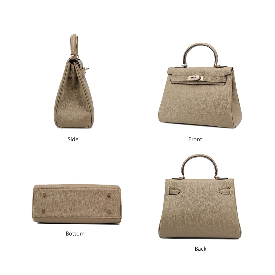 Designer Luxury Handbag | Top Grain Genuine Leather Bag - Wirkin™
