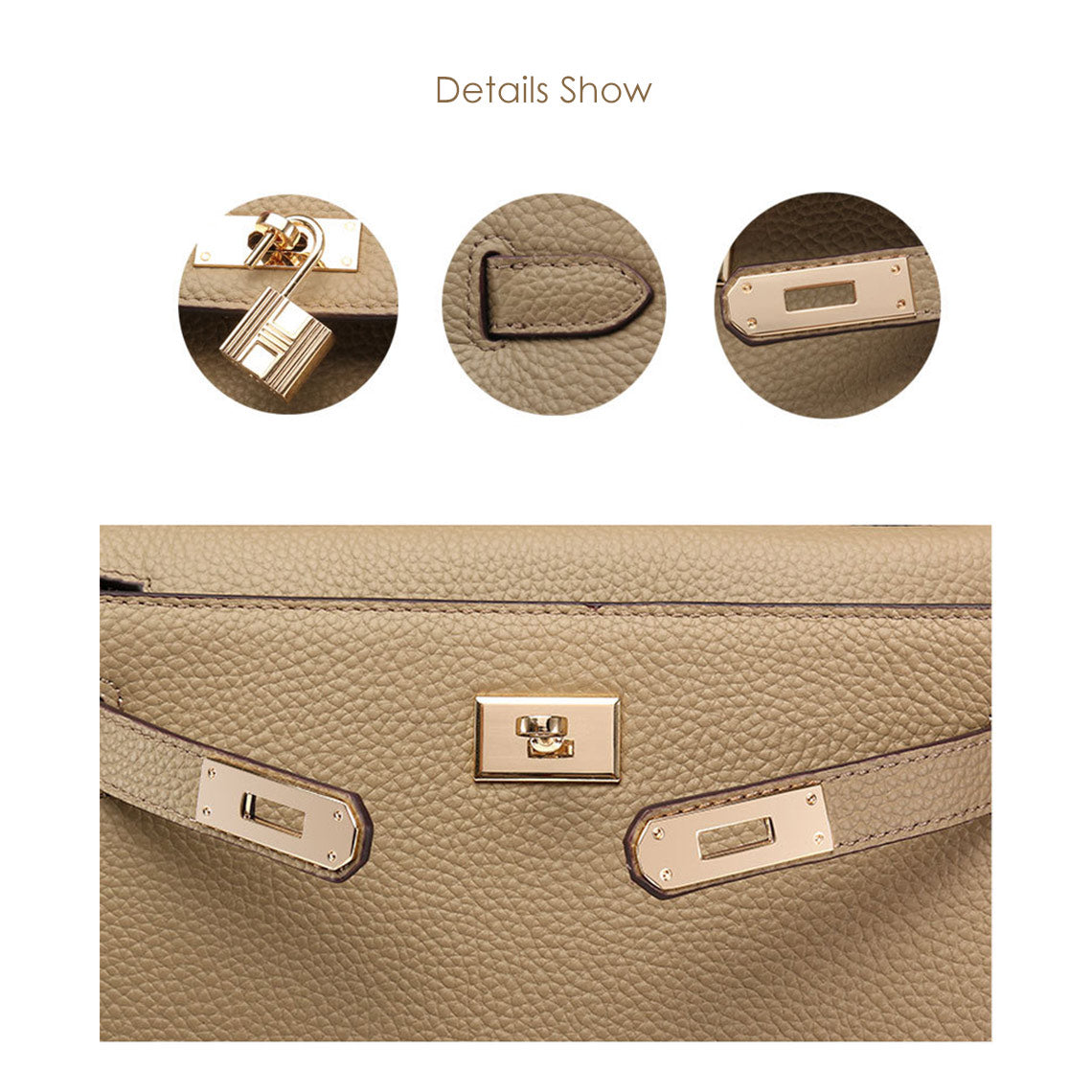 Designer Luxury Handbag | Top Grain Genuine Leather Bag - Wirkin™