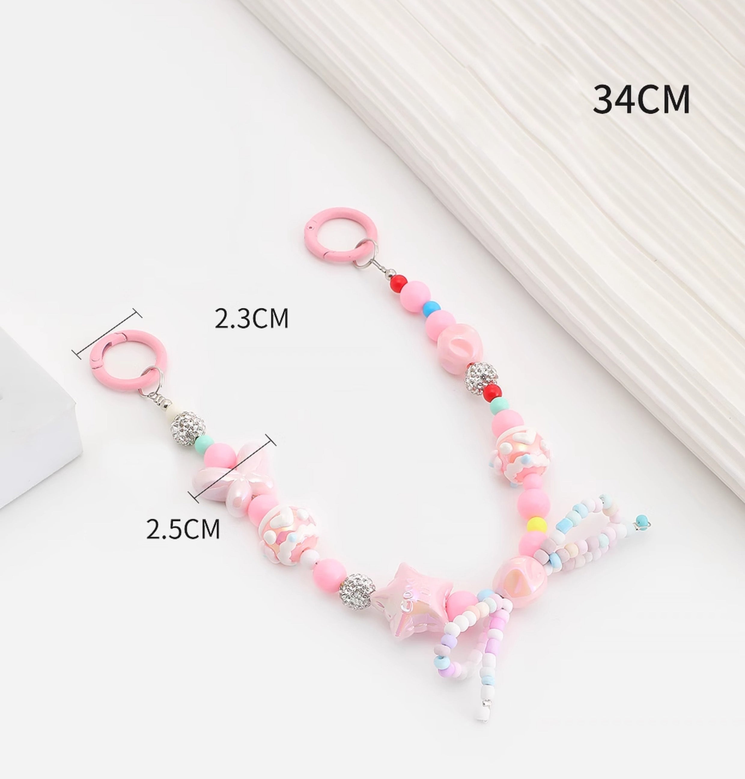 34cm le pliage original bag strap,Acrylic chain,Hand bag replacement strap,Decorative chain
