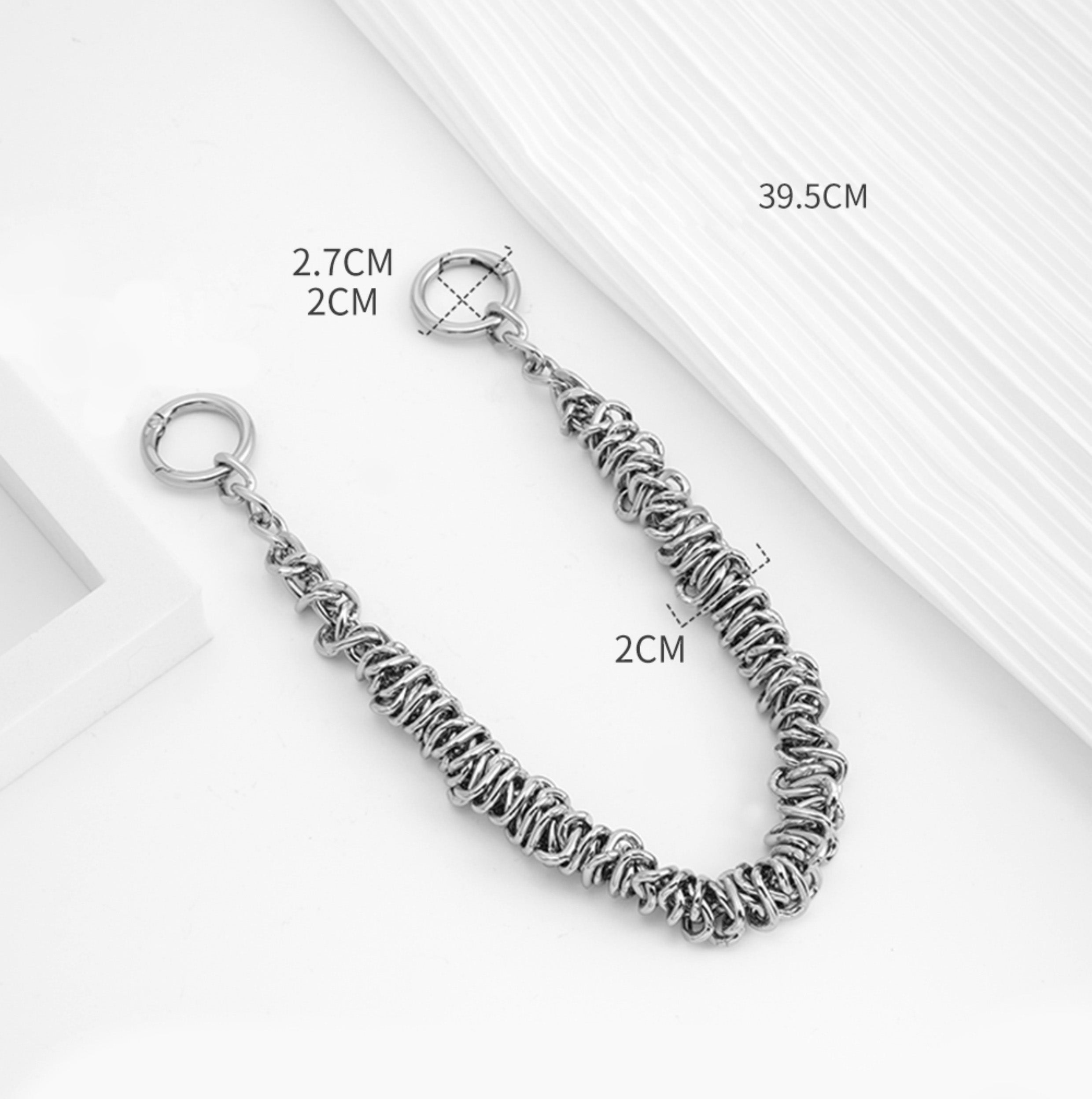 Cloud bag decorative chain bag carrying belt, fashion women bag replacement bag chain transformation chain accessories