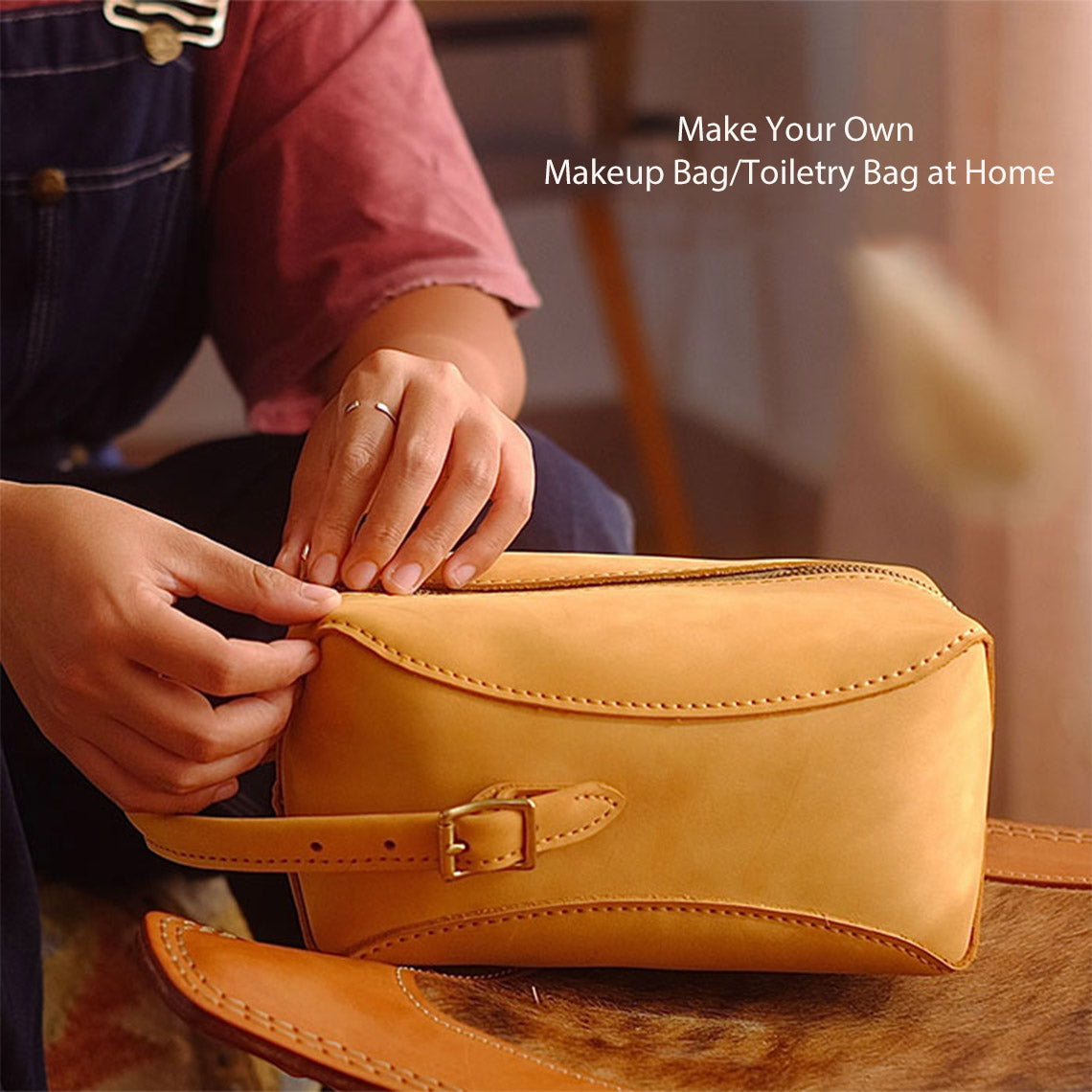 Personalized Mens Toiletry Bag | Make Your Own Bag DIY Kits for Beginners - Wirkin™