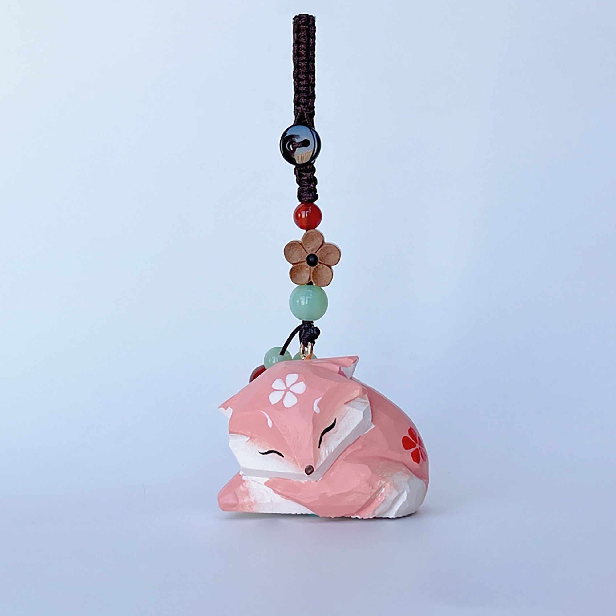 Handcrafted Wooden Pig Keychain – Car Key Holder, Backpack Decoration, Couple Gift, Exquisite Birthday Present for Friends