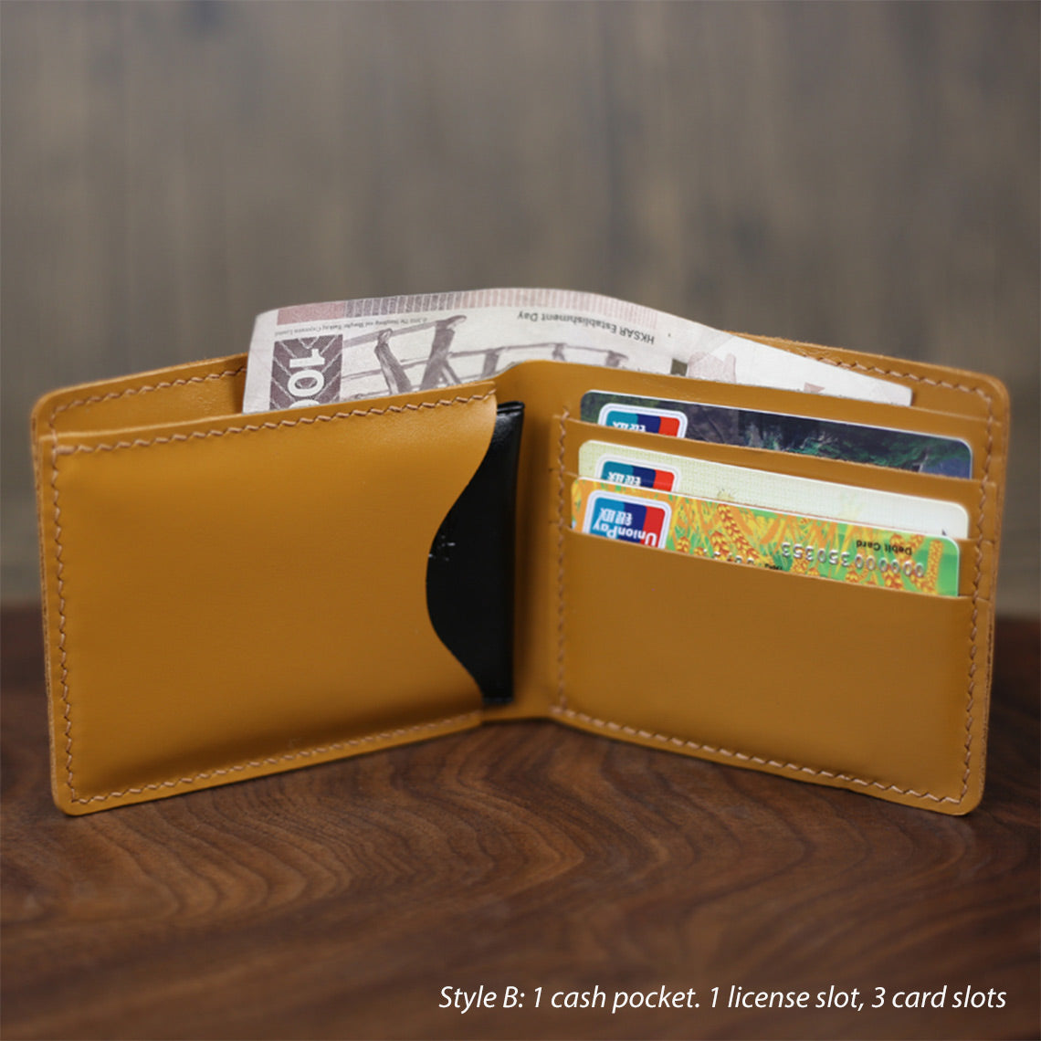 Genuine Italian Leather Slim Bifold Wallet for Men | DIY Wallet Kits - Wirkin™ 