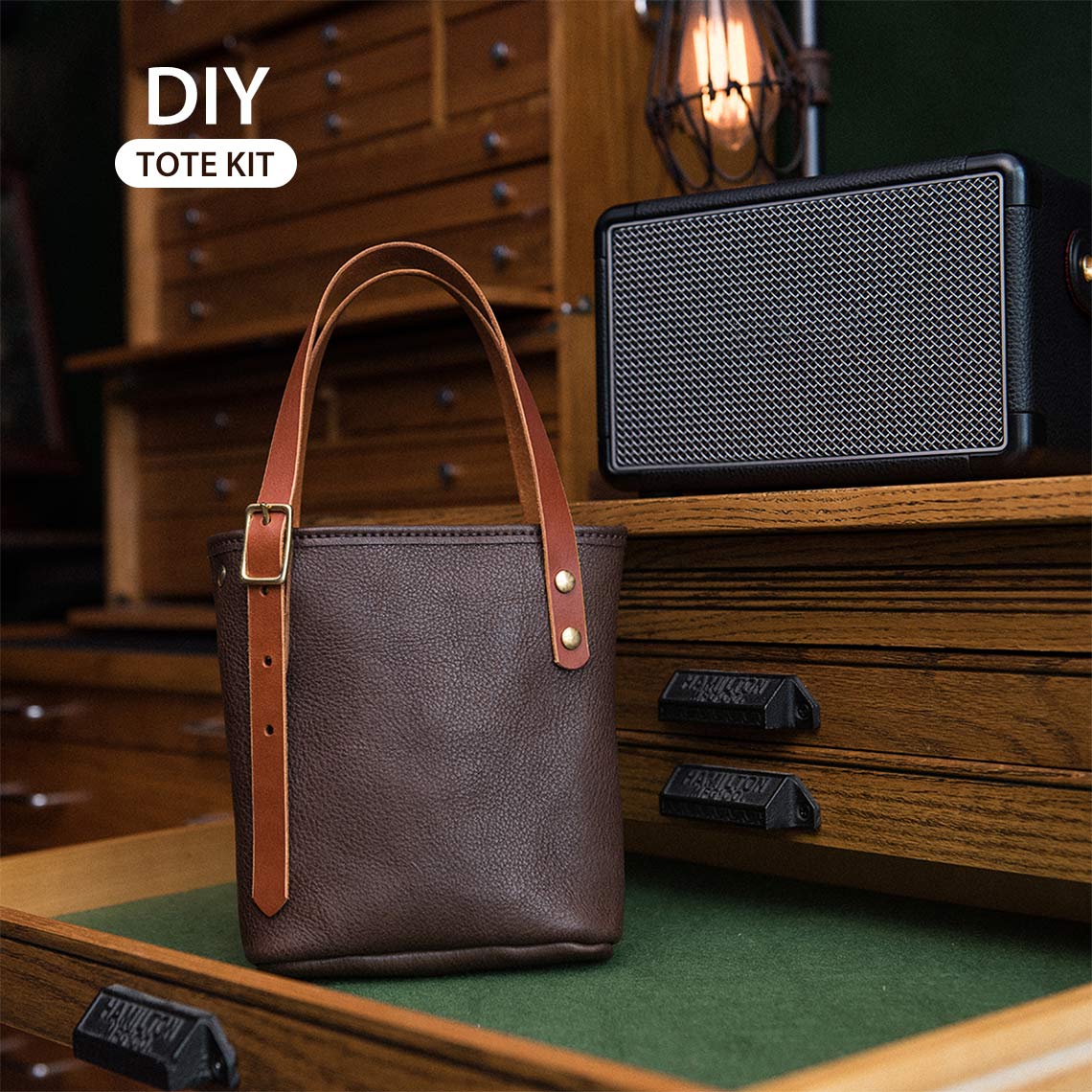 DIY Tote Bag Kit | Real Leather Handmade Small Tote Bag for Women - Wirkin™