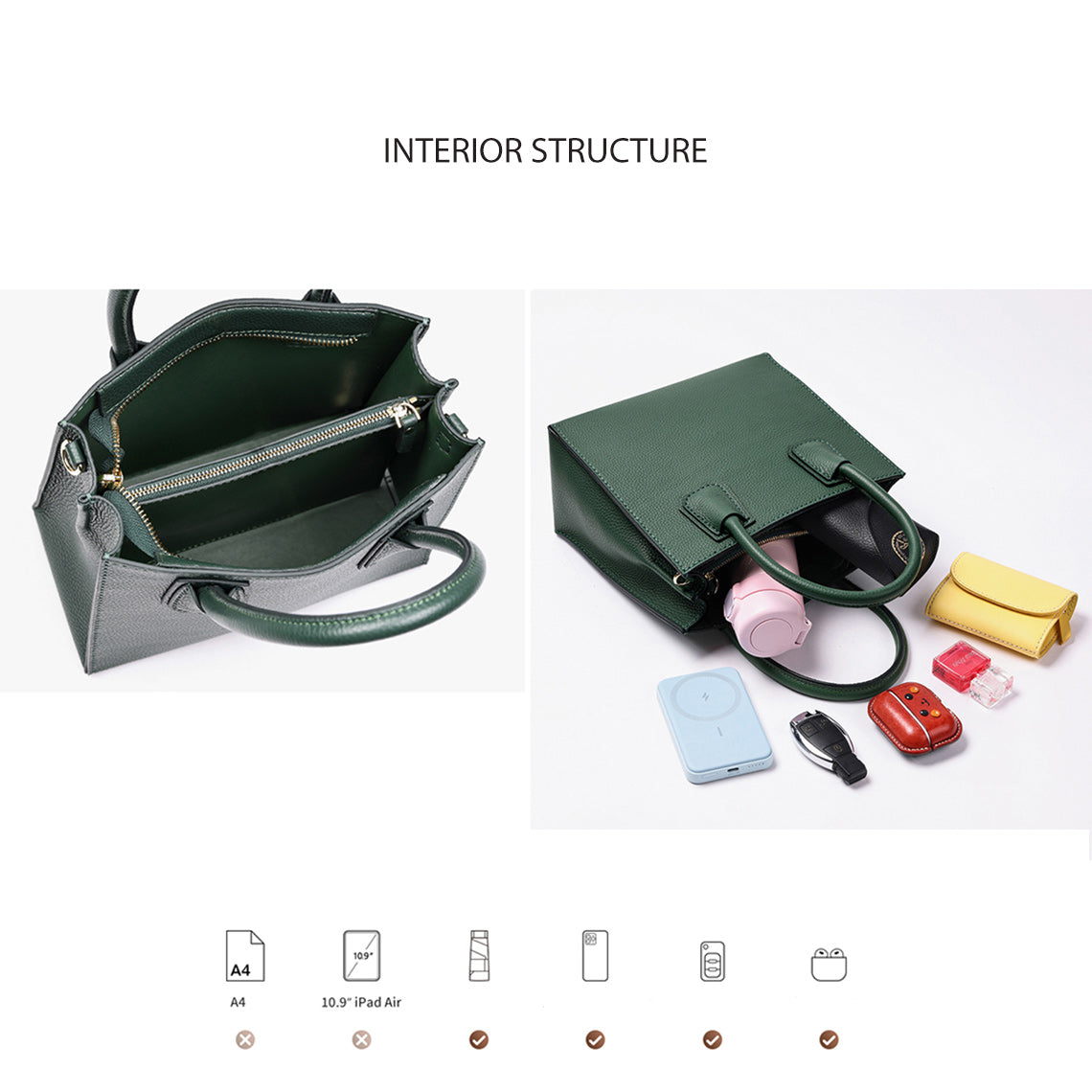 DIY Leather Tote Bag Making Kit | Handsewn Tote Bag Interior - Wirkin™