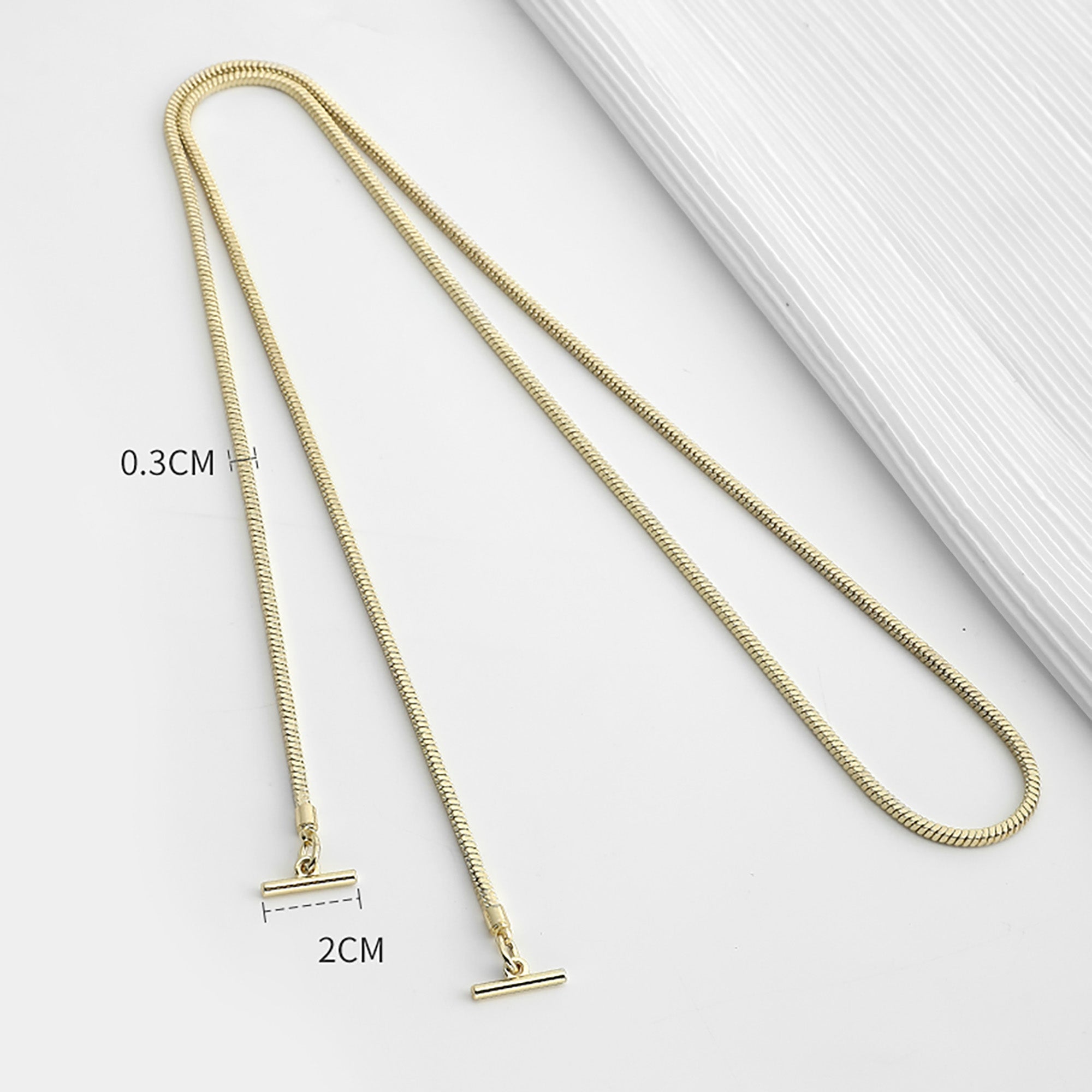 Tassel bag snake bone chain accessory, crossbody shoulder strap replacement chain, metal bag chain