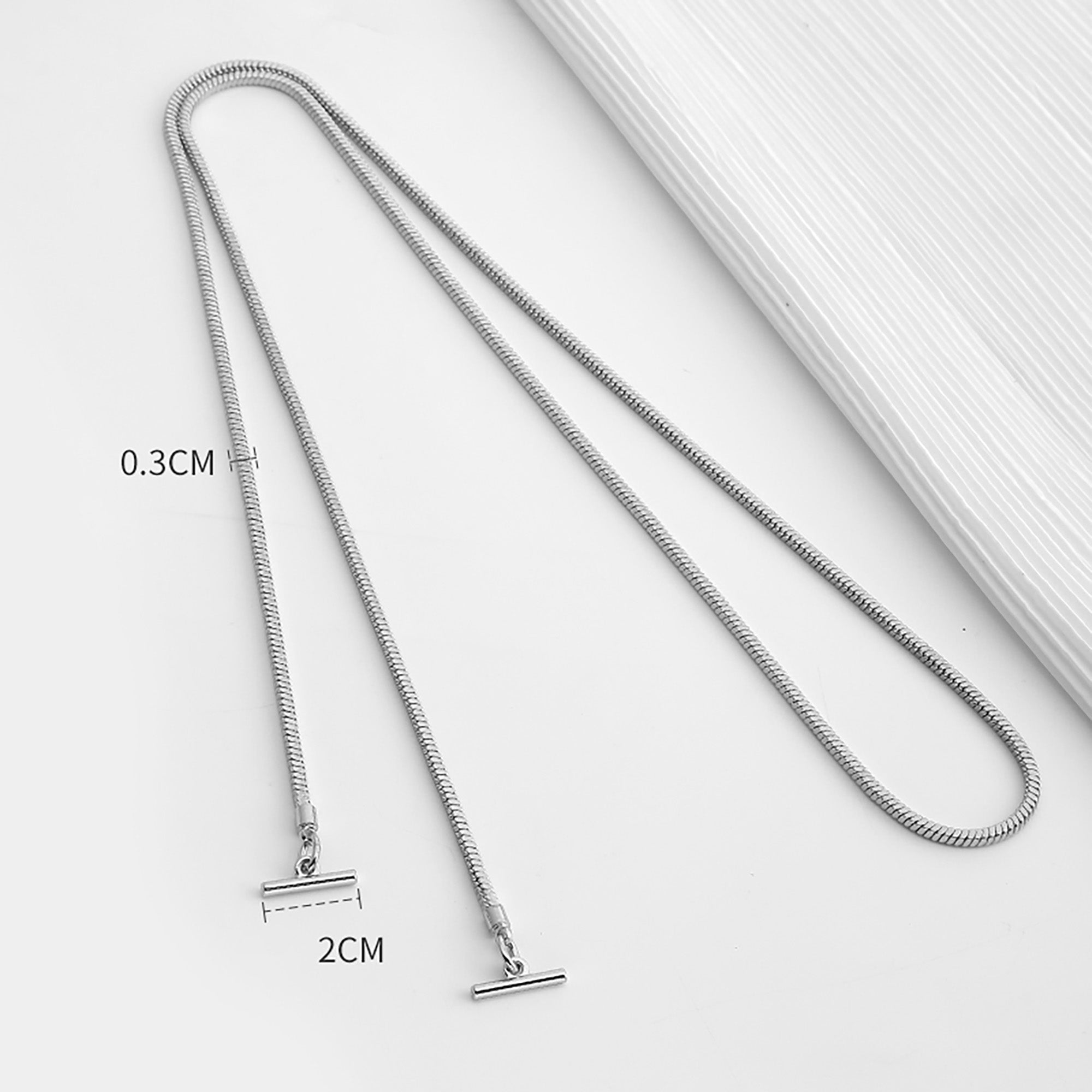 Tassel bag snake bone chain accessory, crossbody shoulder strap replacement chain, metal bag chain