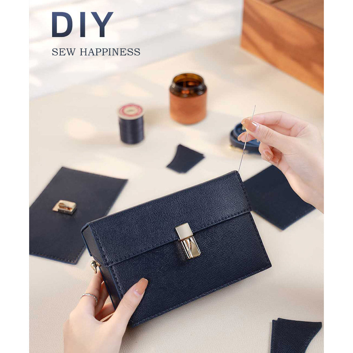 Wirkin® Leather Box Phone Bag DIY Kit