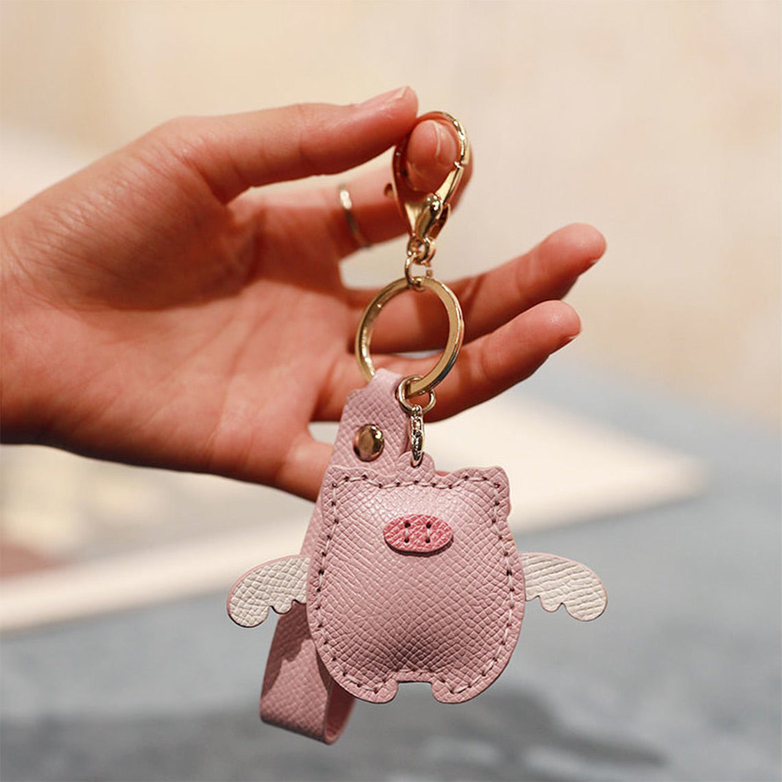 Pink Pig Keychain | DIY Keychain Kit | Wirkin™