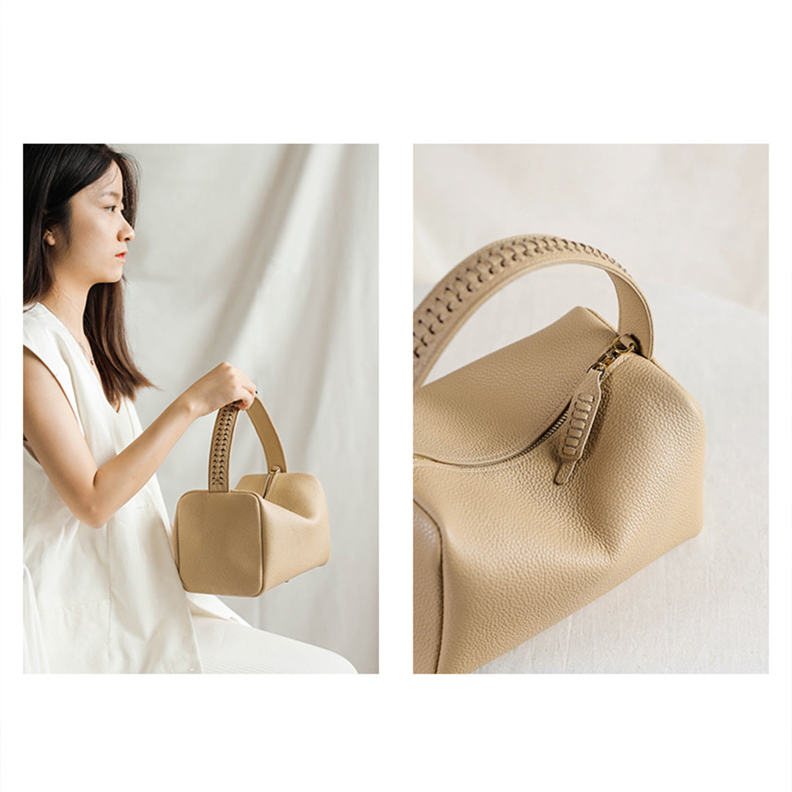 Wirkin® Top Grain Leather Design Pillow Bag DIY Kit