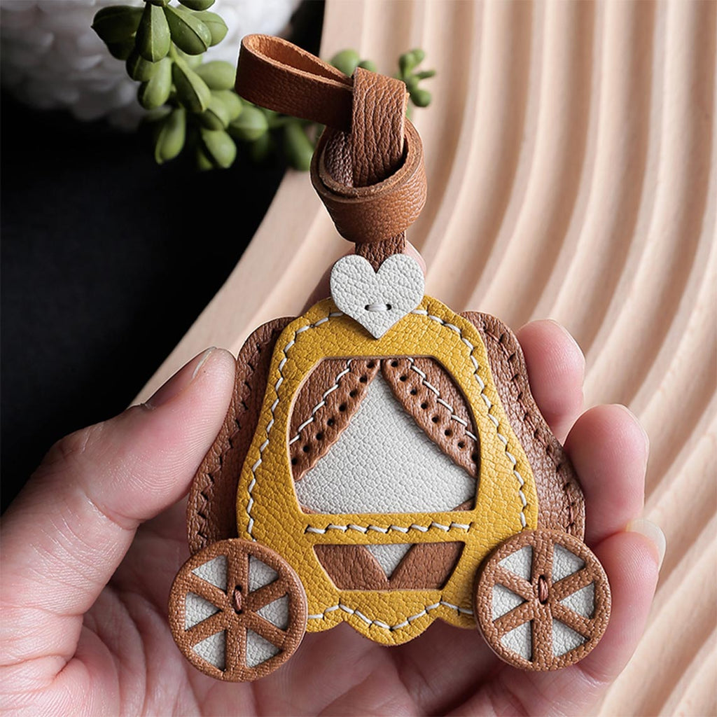 DIY Leather Keychain | Unique Design Leather Keychain DIY Handmade - Wirkin®