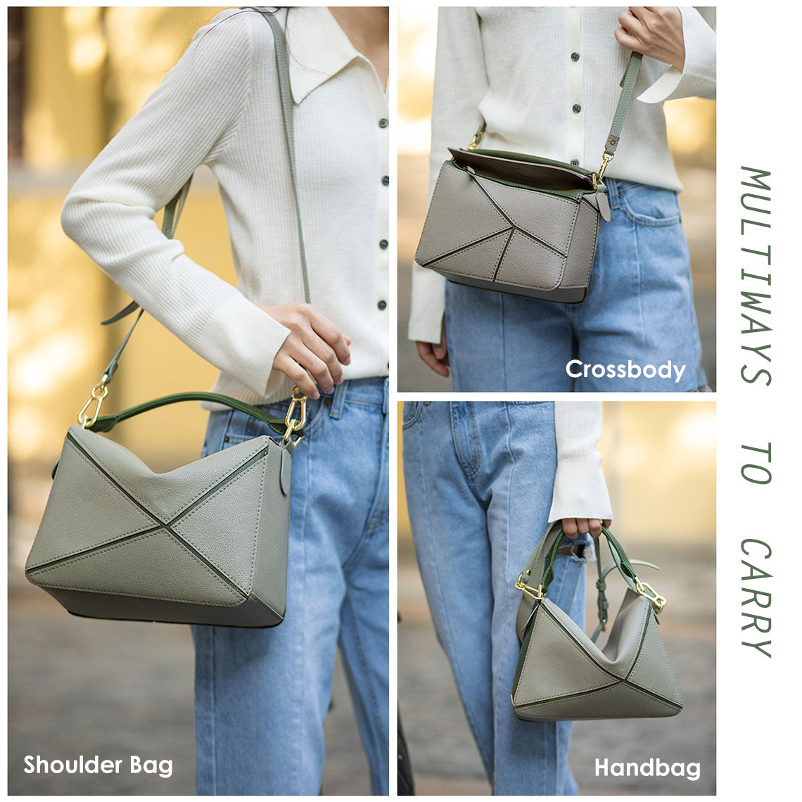 Wirkin® Leather Geometry Crossbody Bag DIY Kit