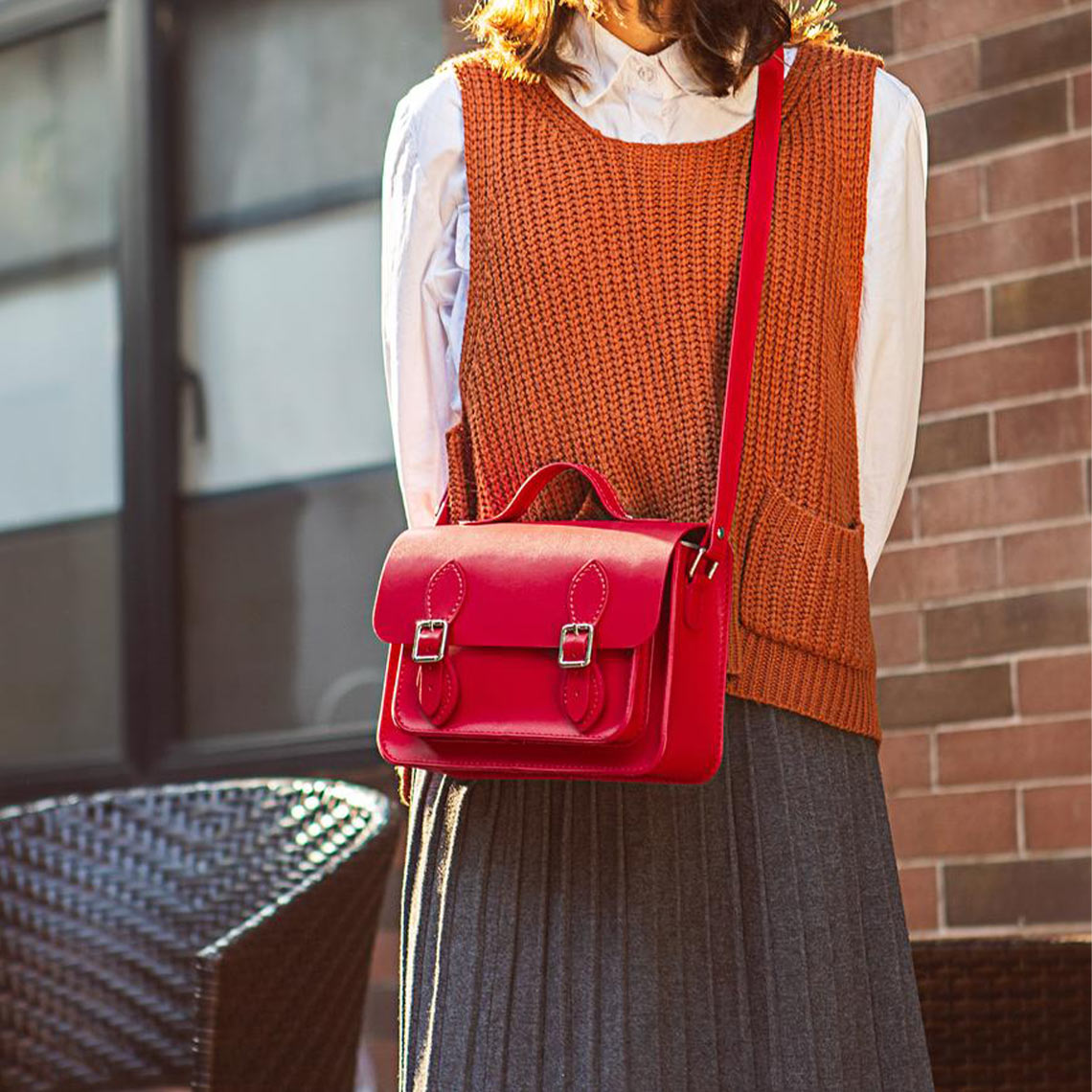  Red Cambridge Satchel | DIY Bag | Wirkin