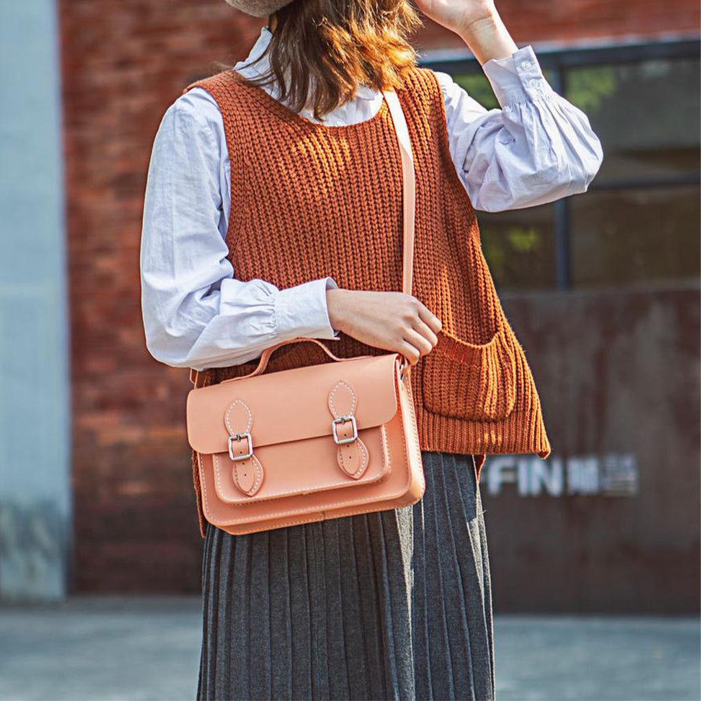  Orange Cambridge Satchel | DIY Bag | Wirkin