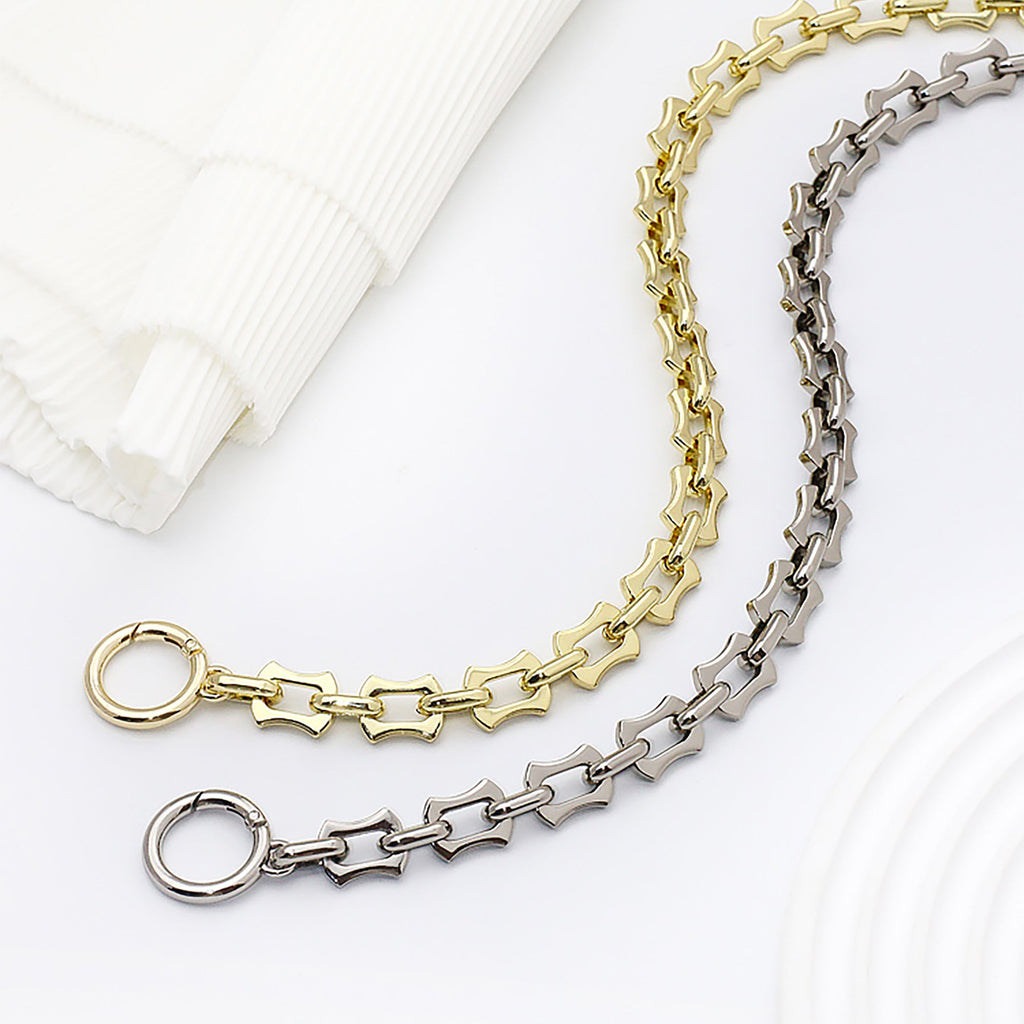 Alloy Metal Bag Chain Strap – Fade-Resistant Replacement Shoulder & Crossbody Strap for Bag Customization