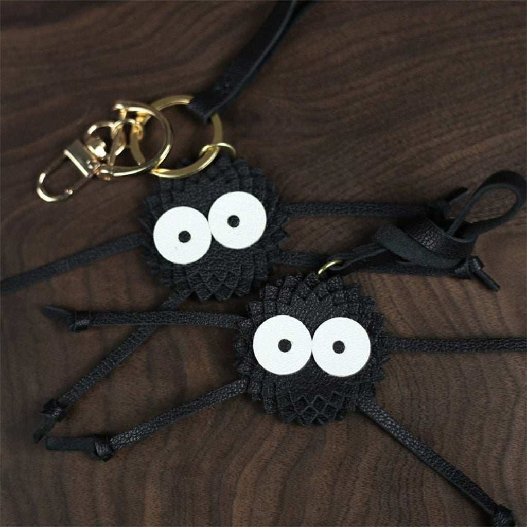 Genuine Leather Keychain Charm | Scoot Sprites Keychain Cute Charm - Wirkin®