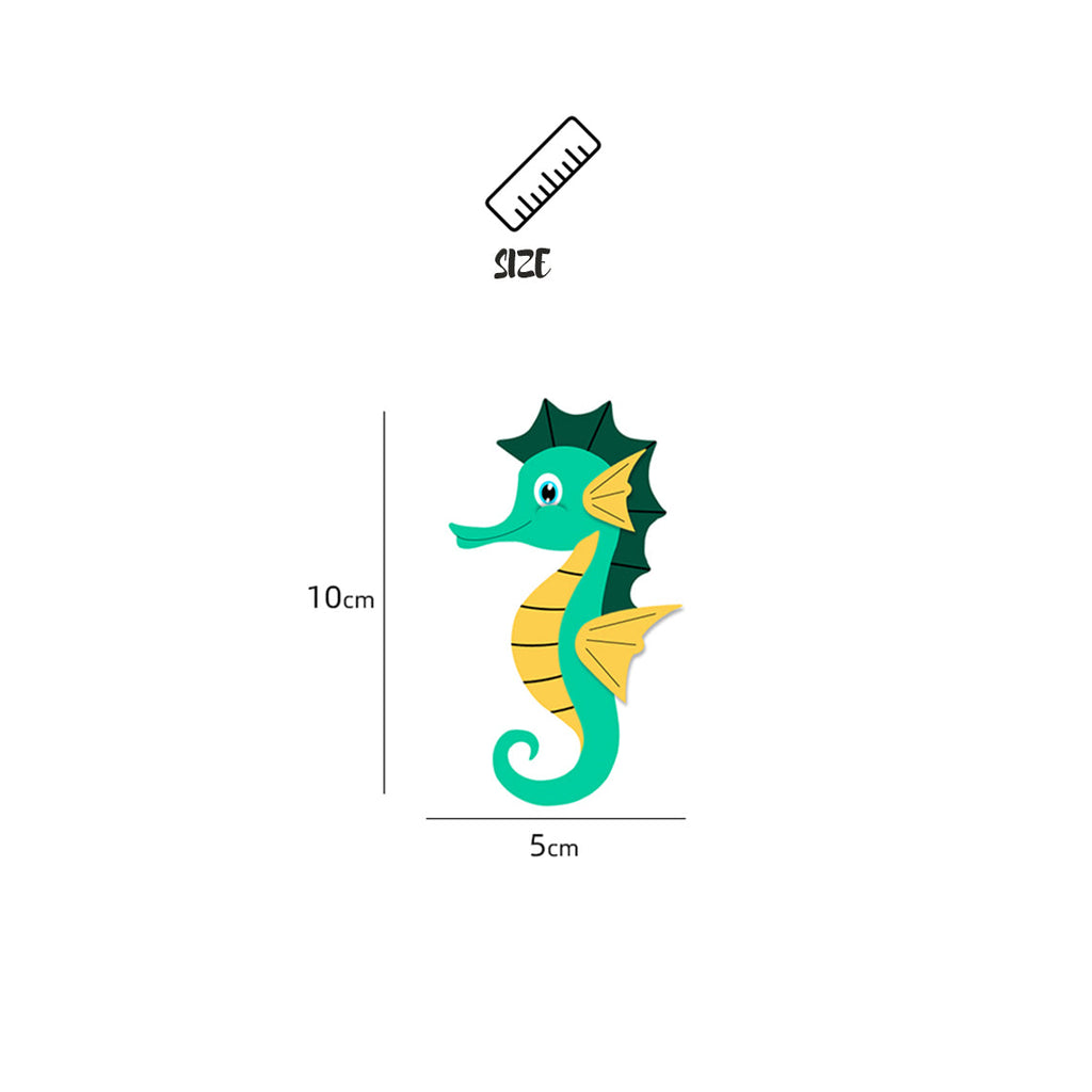 Wirkin® Sheep Leather Sea Horse Bag Charm DIY Kit