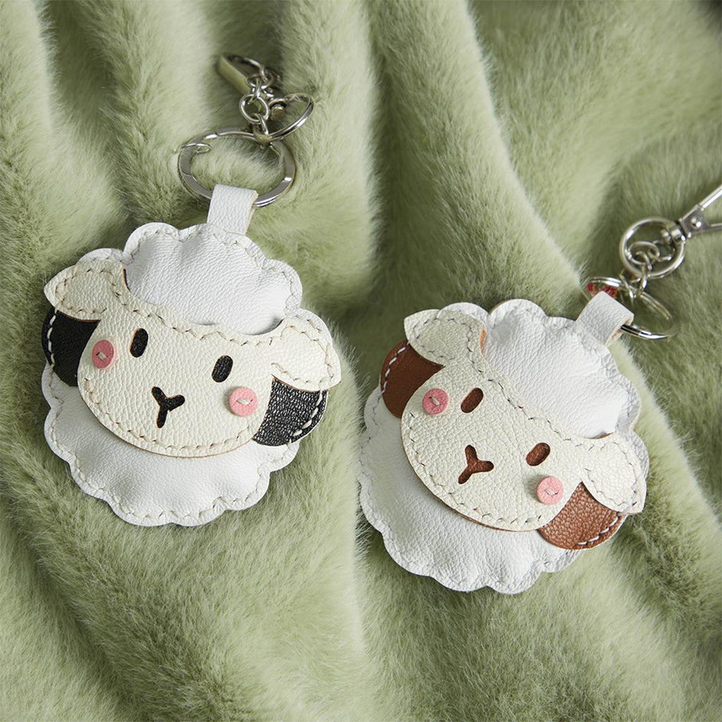 Leather Keychain Ideas | White Sheep Keychain Boutique - Wirkin™