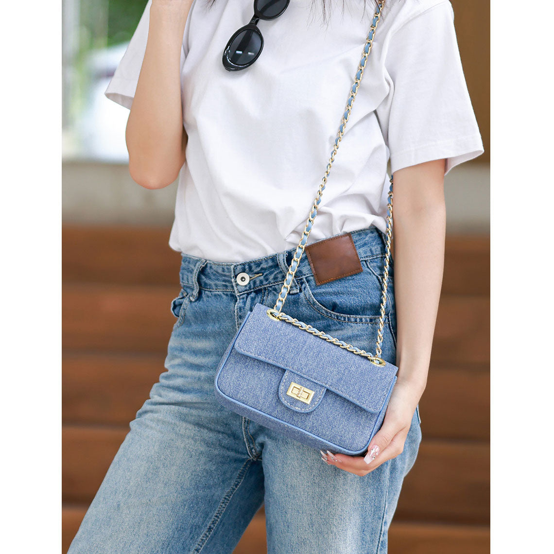 Wirkin® Leather Denim Small Chain Bag DIY Kits
