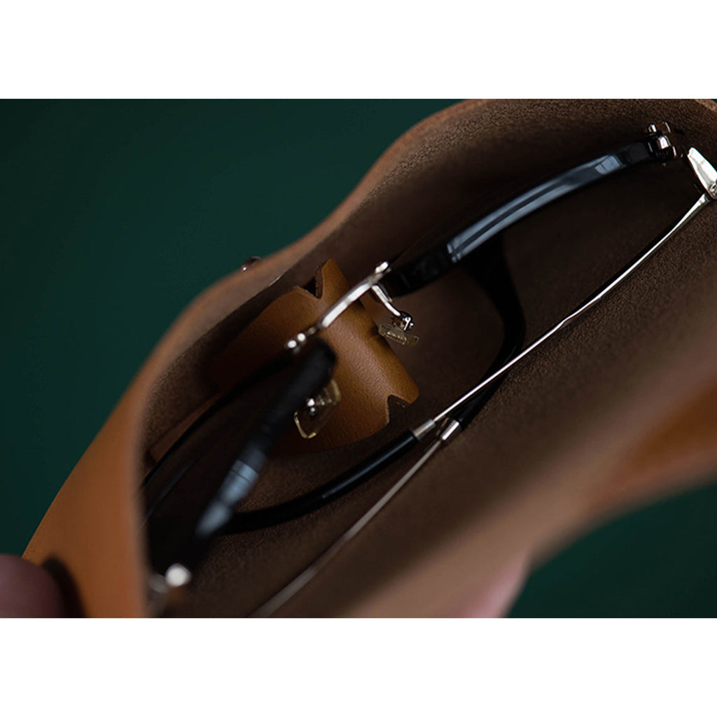 DIY Leather Kit | Handmade Genuine Leather Eyeglasses Case Sunglasses Holder - Wirkin™