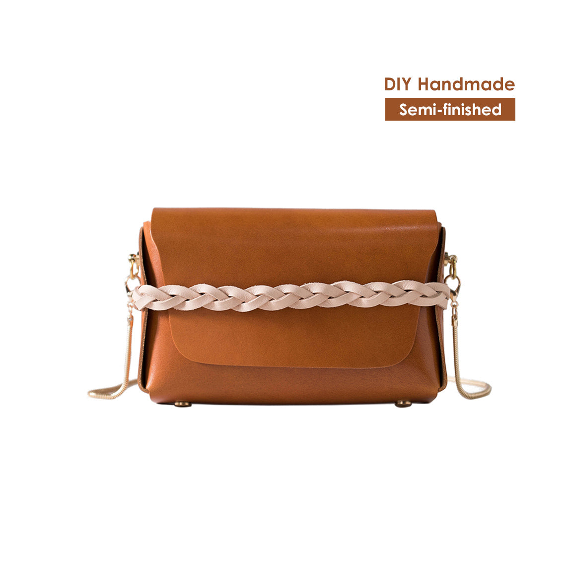 DIY leather bag kit | No sewing leather bag project | Leather crossbody sling bag | Wirkin™