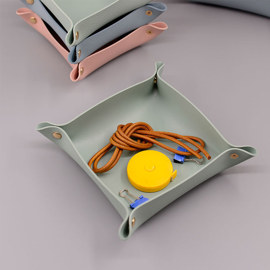 Wirkin® Leather Handmade Tray