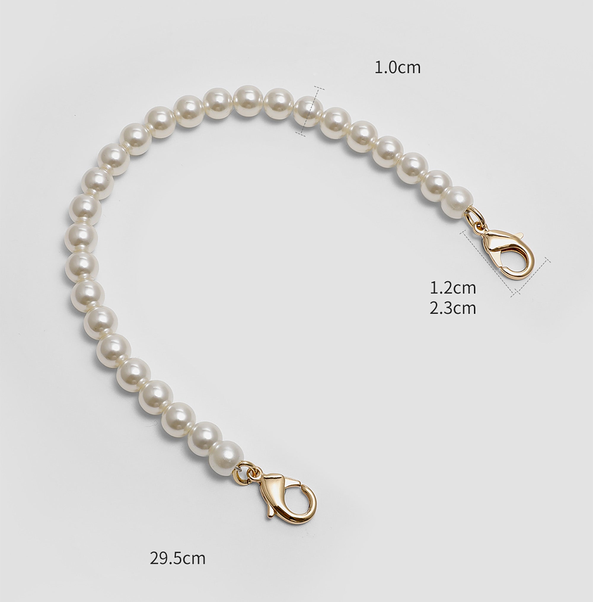 Handbag Pearl strap, replacement strap, bag chain