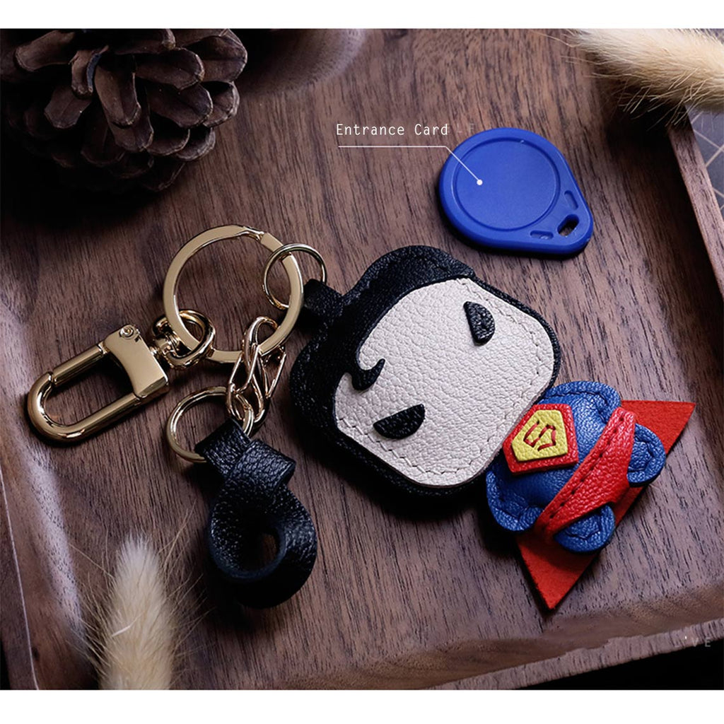 Luxury Design Leather Keychain for Kids and Adult | Leather Bag Charm Handmade - Wirkin™