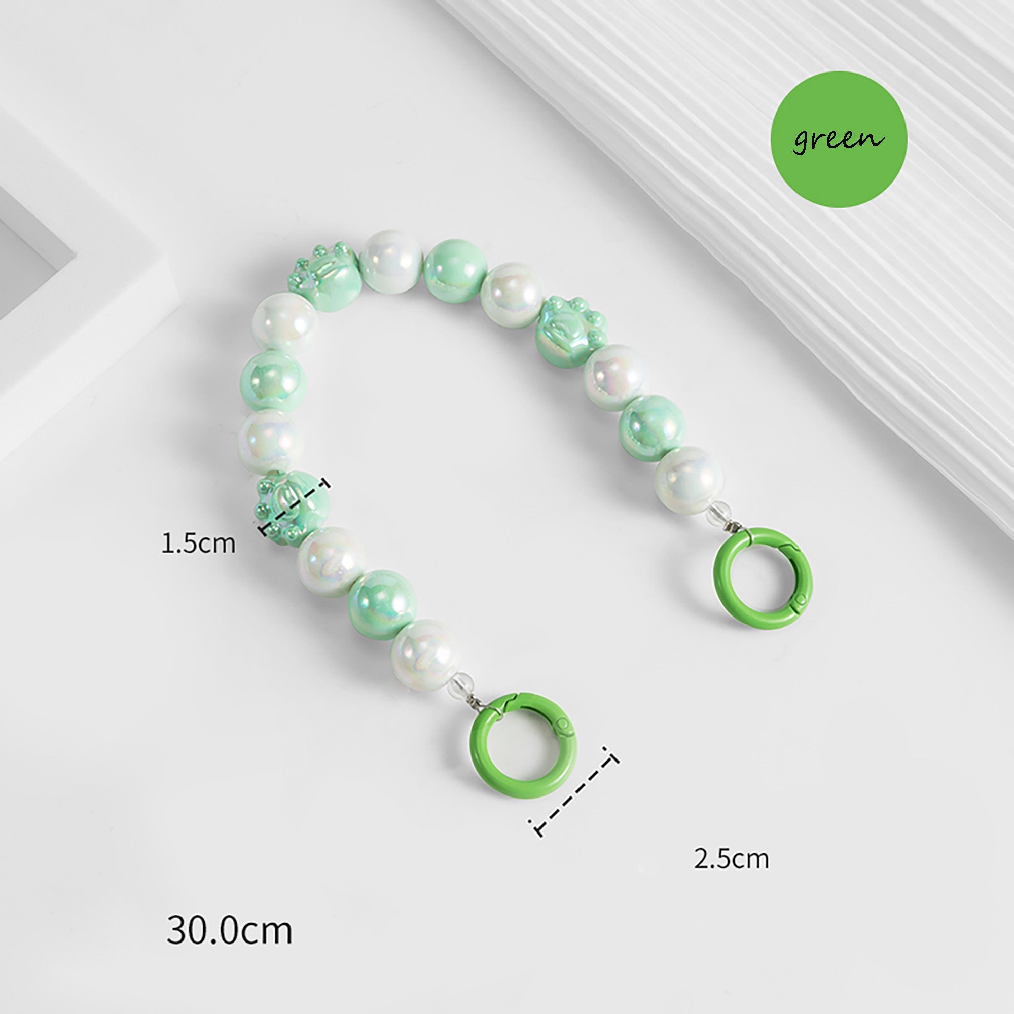 Candy-Colored Acrylic Detachable Chain Strap Set – DIY Decorative Handle Accessory for Handbags; Headphone Cases
